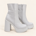 BOTAS EN CUERO PLATAFORMA - BRATZ BLANCAS CÓDIGO 1026