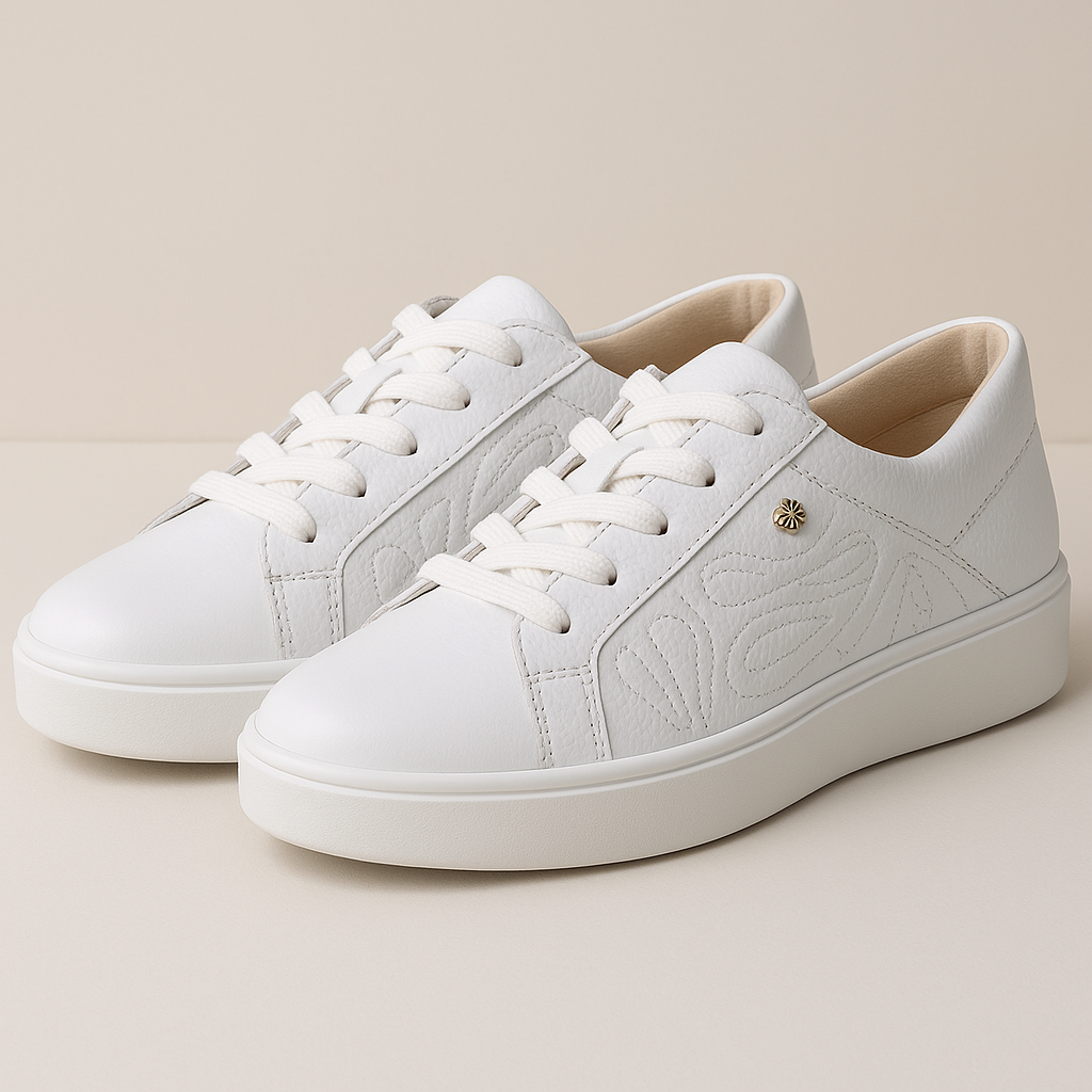 TENIS EN CUERO BLANCO CLÁSICOS