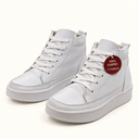TENIS BOTA CUERO BLANCOS CÓDIGO 044