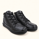 TENIS DE CUERO BOTA NEGROS CÓDIGO 2021