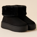 BOTA PELUCHE INVIERNO NEGRAS