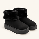 BOTA PELUCHE INVIERNO NEGRAS CÓDIGO 1013